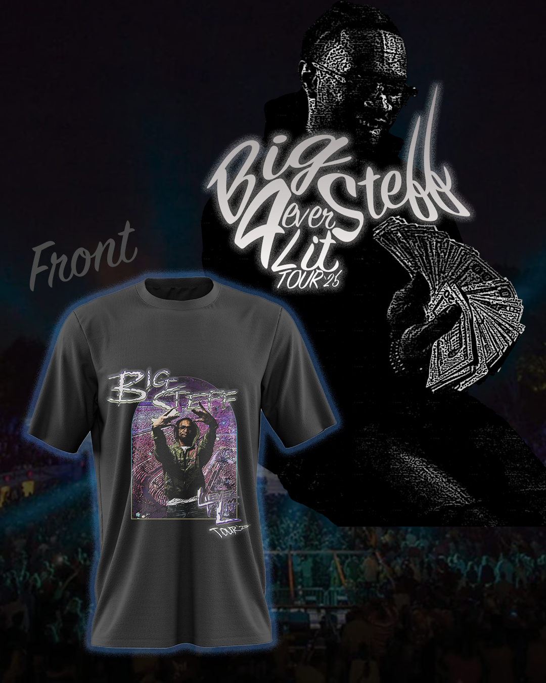 4 Ever Lit Tour Tee Black/Purple