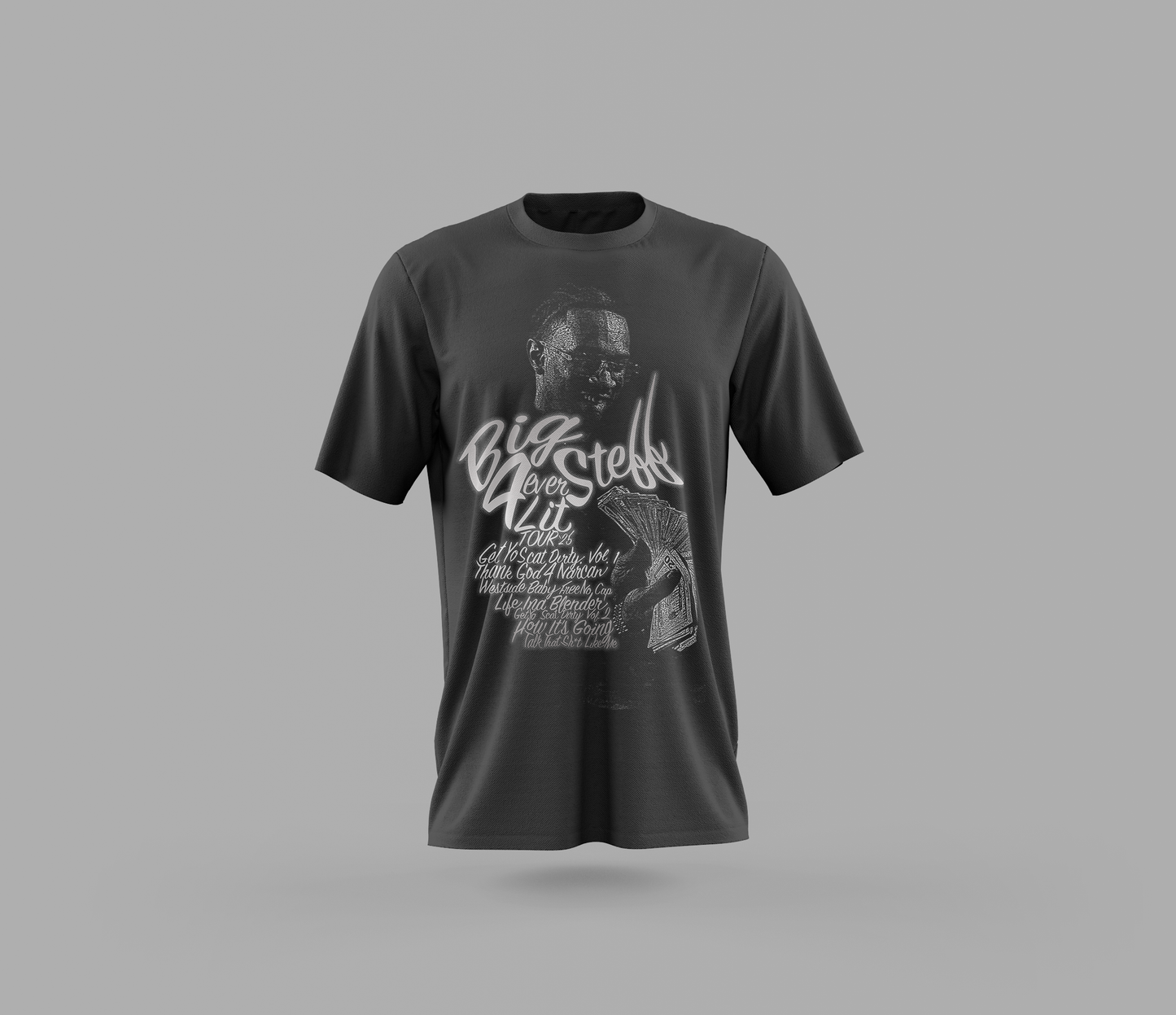 4 Ever Lit Tour Tee Black